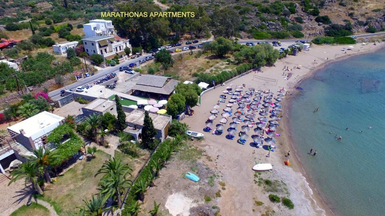 Marathona'S Apartment Aegina Bagian luar foto